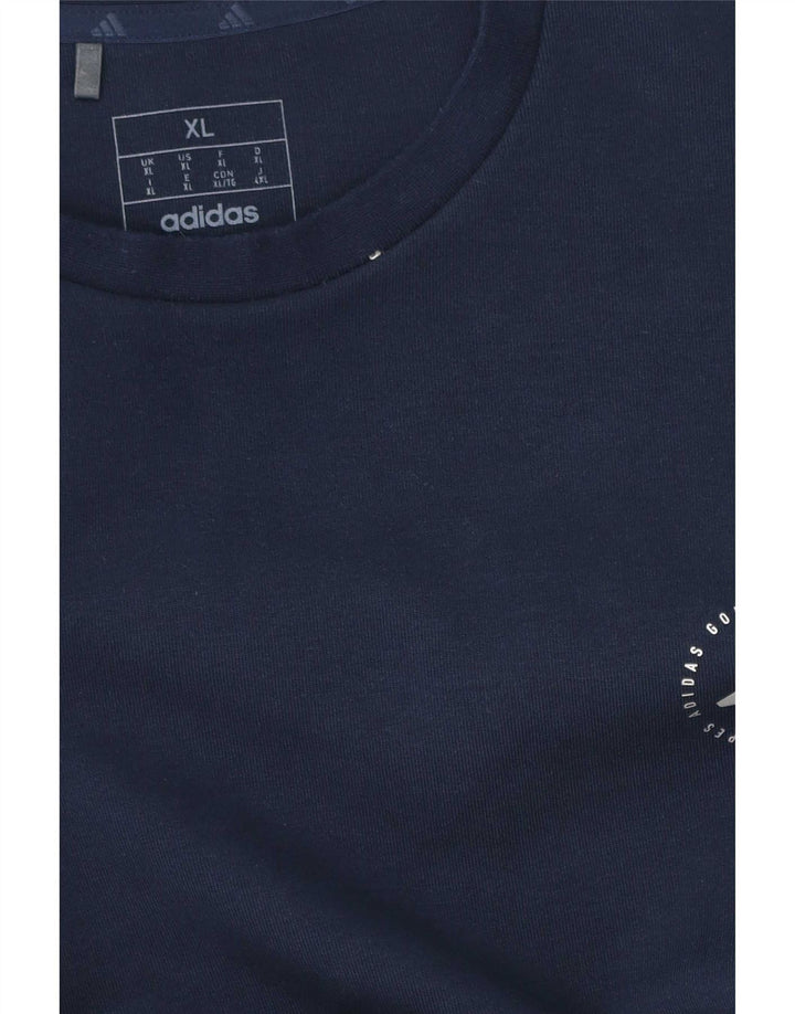 Adidas Mens Moletom Jumper XL Azul Marinho