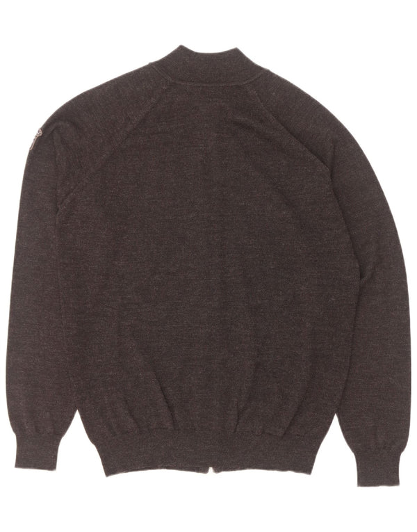 Suéter cardigã masculino Marina Militare 2XL cinza