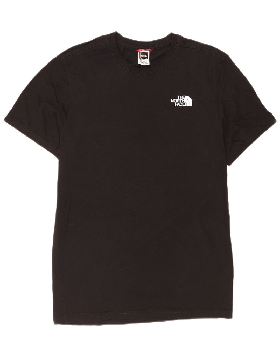 Camiseta gráfica masculina The North Face Top médio algodão preto