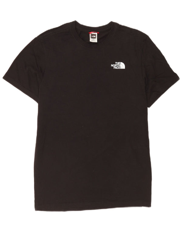 Camiseta gráfica masculina The North Face Top médio algodão preto
