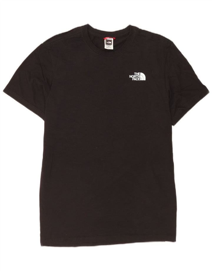 Camiseta gráfica masculina The North Face Top médio algodão preto