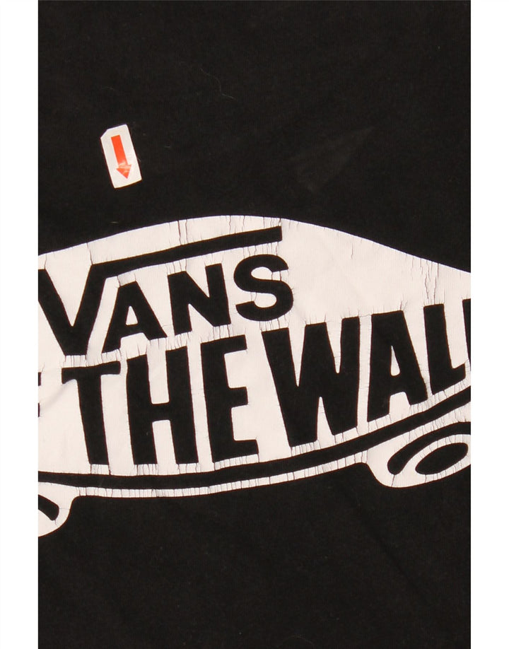 Camiseta masculina VANS Custom Fit Graphic Top Médio Algodão Preto