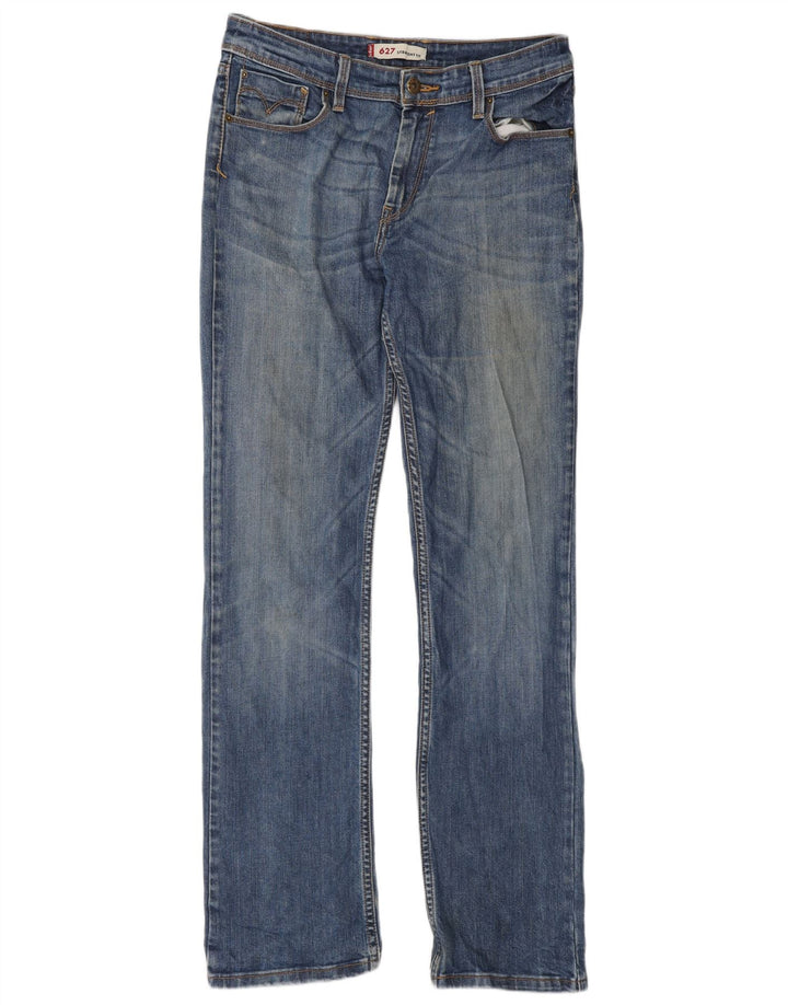 Levi's Masculino 627 Straight Jeans W30 L32 Azul Algodão