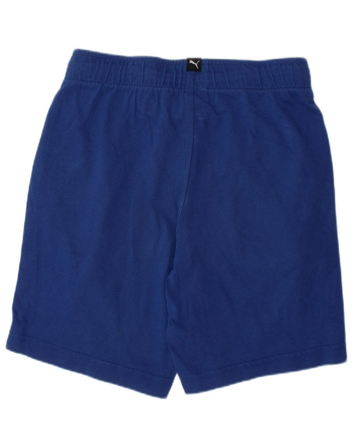 Shorts esportivos PUMA meninos 7-8 anos azul
