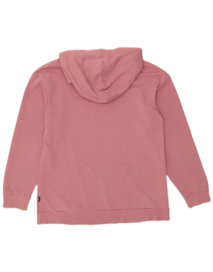 Puma Mens Graphic Hoodie Jumper Médio Rosa