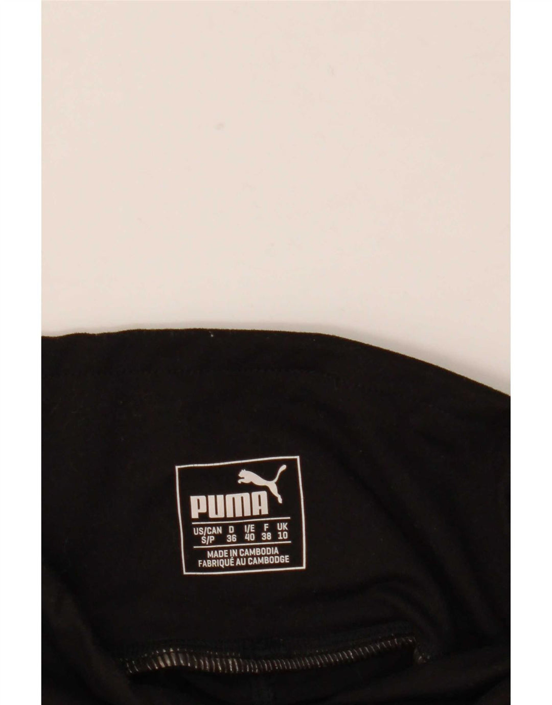 Leggings Puma Feminina UK 10 Pequenas Pretas