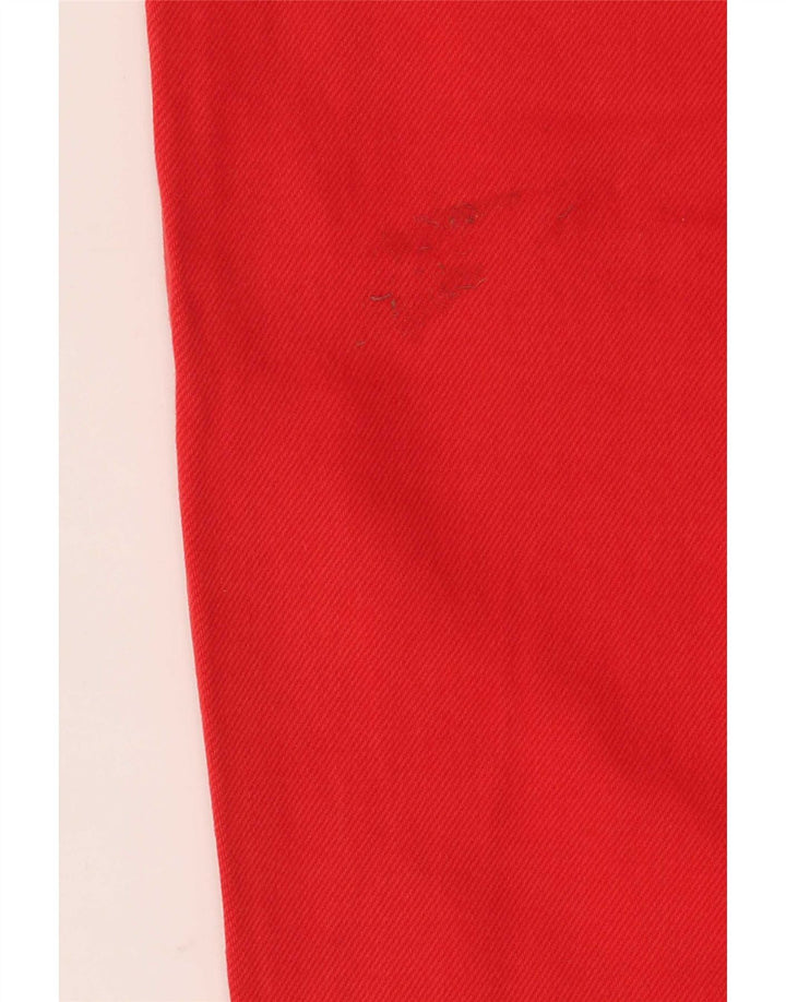Calça jeans masculina G-Star 3D Arc cortada W25 L25 algodão vermelho