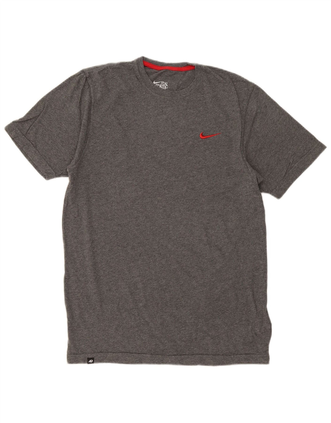 Camiseta masculina Nike The Athletic Dept. Standard Fit Top cinza médio algodão