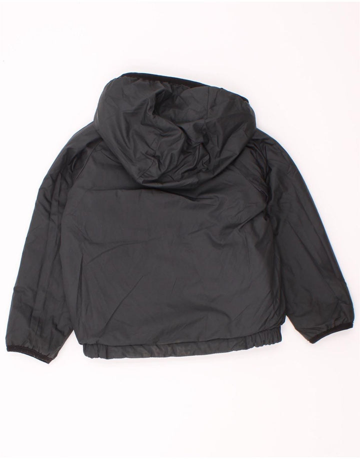 Jaqueta acolchoada com capuz para meninos The North Face 18-24 meses poliéster preto