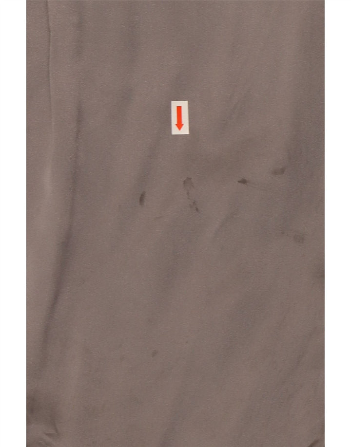 Vestido feminino Ted Baker Empire tamanho 3 seda cinza médio