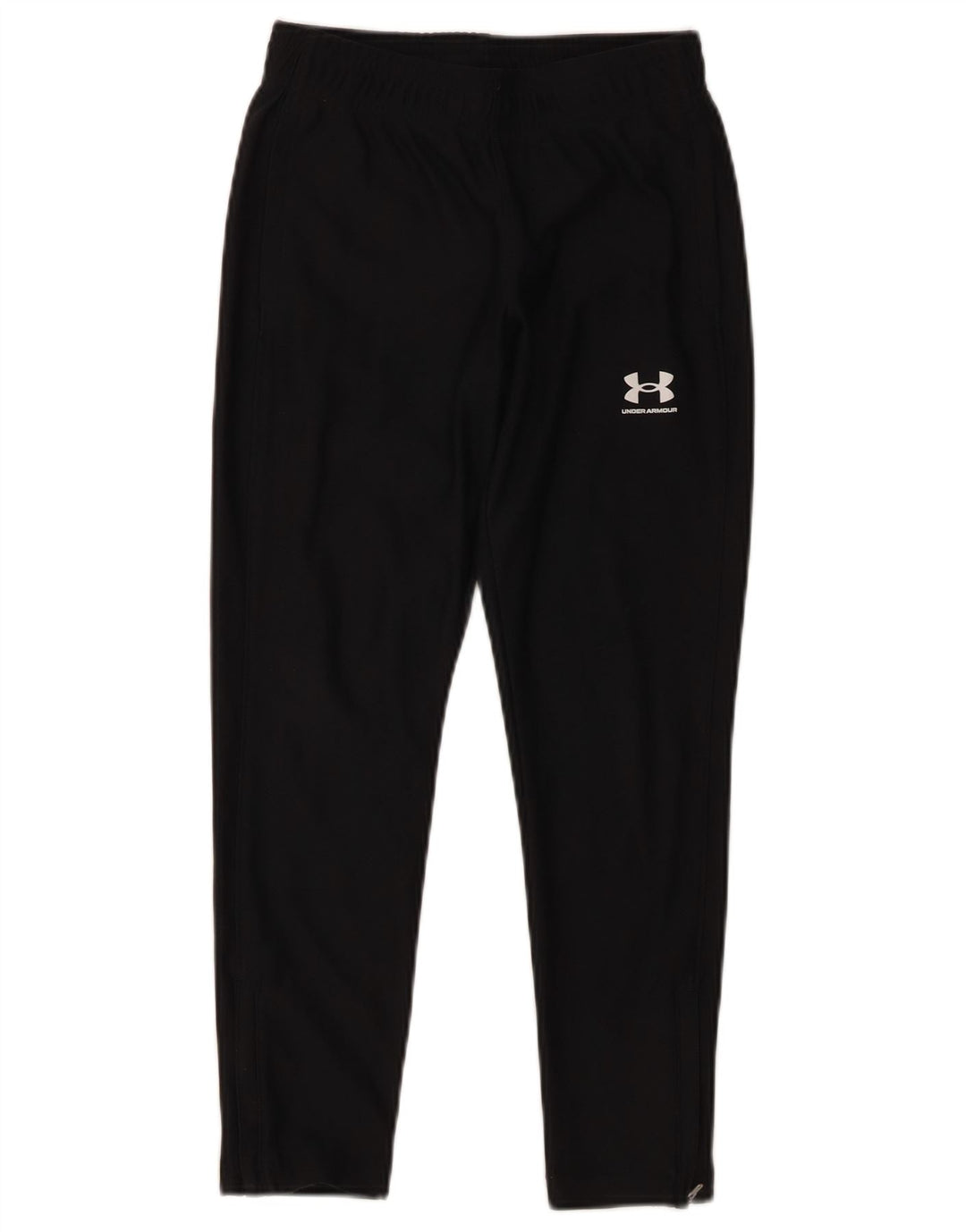 Under Armour Girls Calças de treino 7-8 anos poliéster preto pequeno