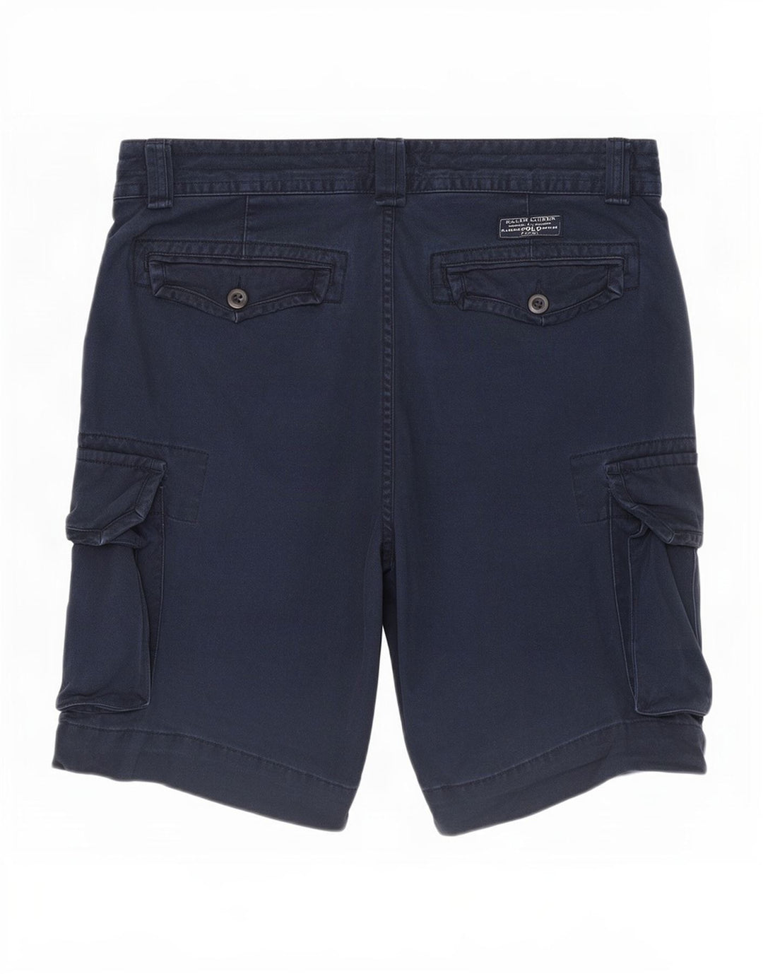 Ralph Lauren Mens Cargo Shorts W32 Médio Algodão Azul Marinho