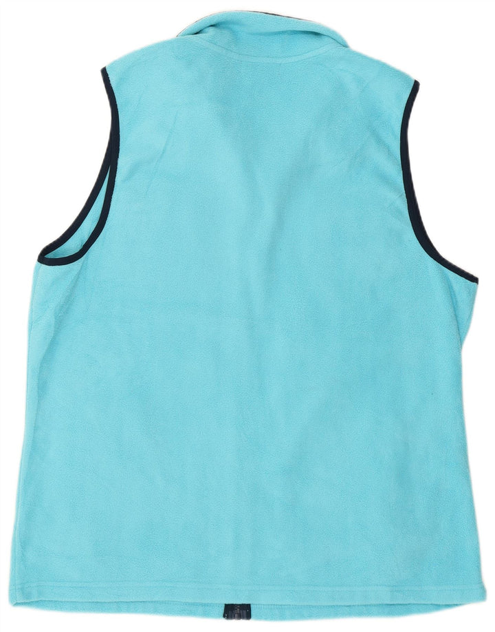 Chaps Womens Fleece Gilet UK 18 XL Azul Poliéster