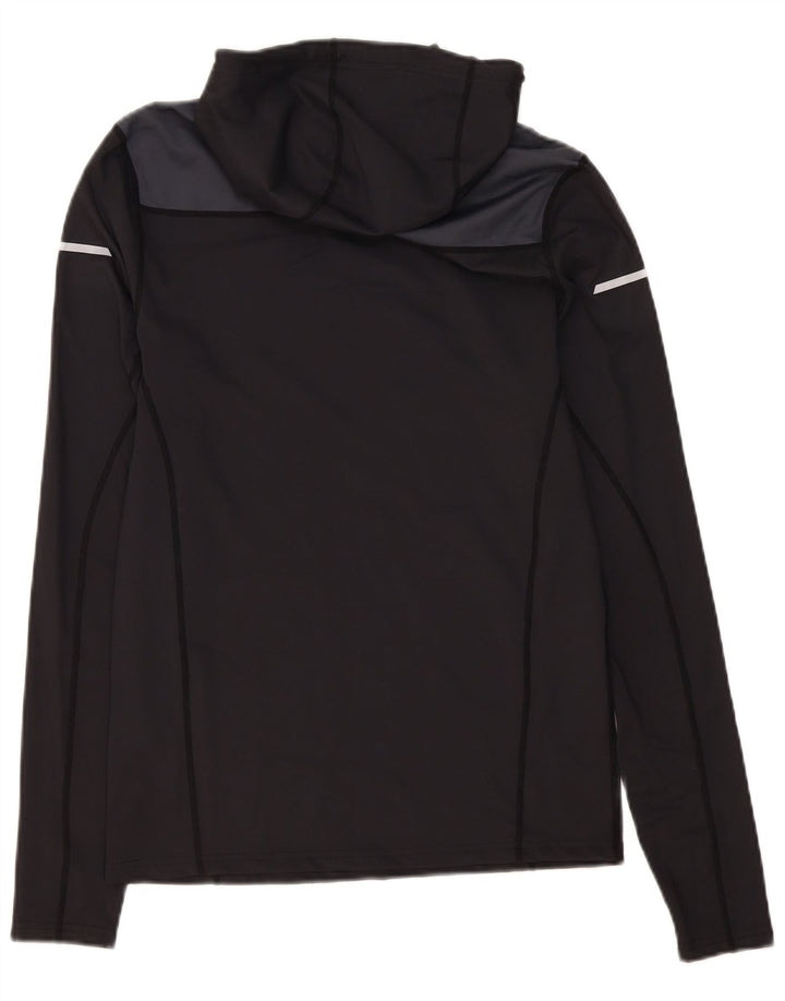 Mountain Warehouse Masculino IsoCool Top Manga Longa Pequeno Preto Colourblock