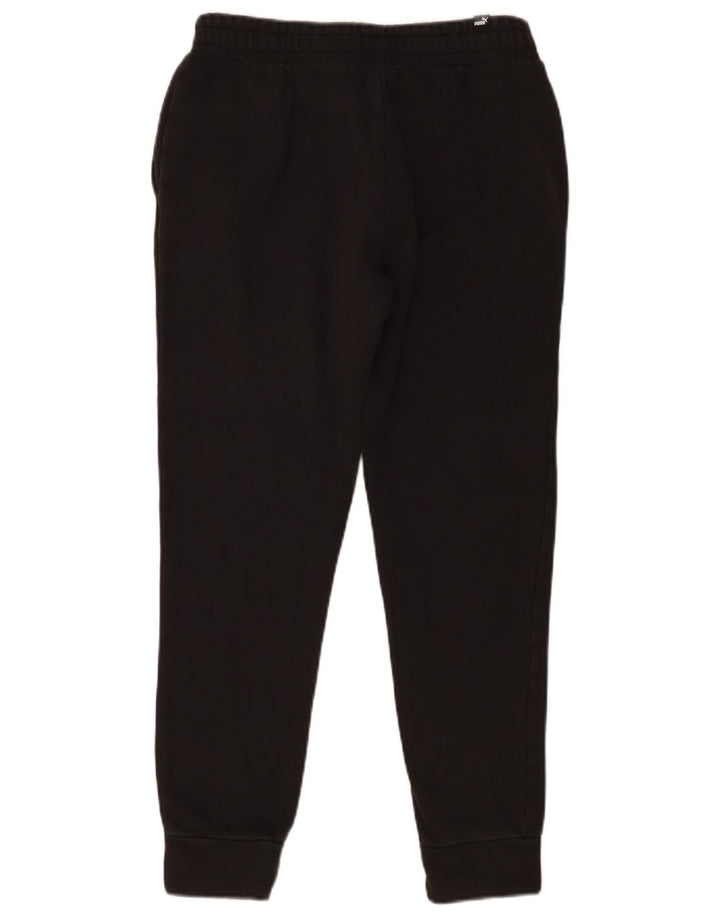 Calça de treino masculina Puma Joggers pequeno algodão preto