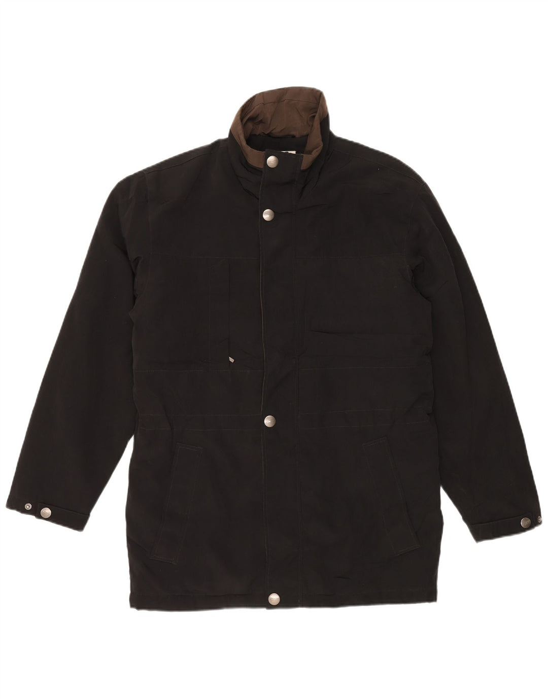 Jaqueta utilitária masculina LONDON FOG UK 38 poliéster preto médio