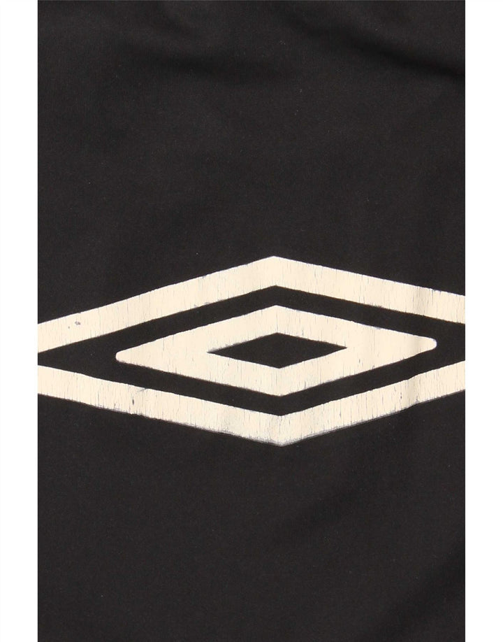 Camiseta gráfica masculina Umbro Top XL preto colorblock poliéster