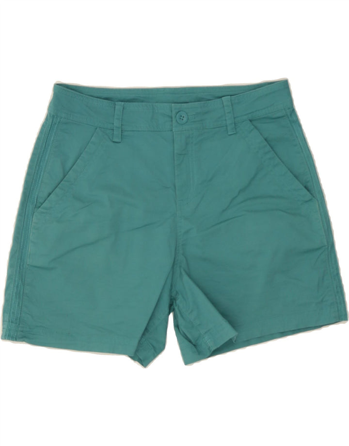 EDDIE BAUER Womens Chino Shorts US 8 Medium W30 Green Cotton Vintage Eddie Bauer and Second-Hand Eddie Bauer from Messina Hembry 