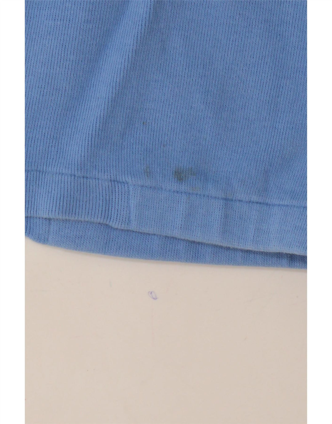 ORVIS Womens Oversized Polo Neck Sweatshirt Jumper UK 6 XS Blue Cotton Vintage Orvis and Second-Hand Orvis from Messina Hembry 