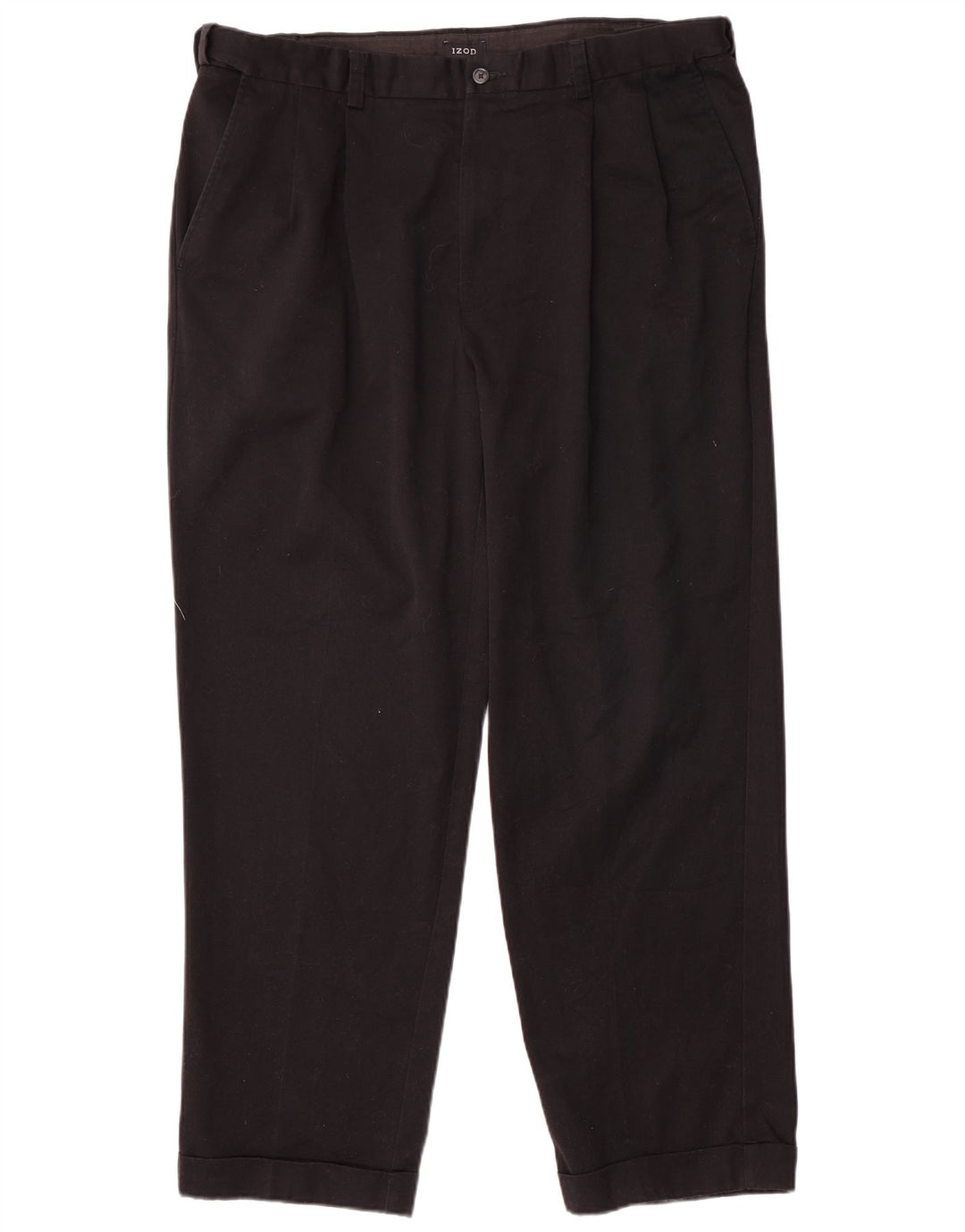 Calça Chino Masculina Izod W38 L31 Poliéster Preto