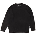 Suéter feminino Zara com gola redonda, Reino Unido 14, viscose preta média