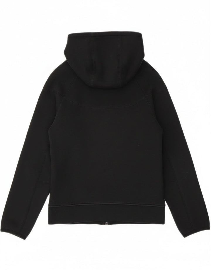 Suéter Nike Boys Zip com capuz 10-11 anos médio preto algodão