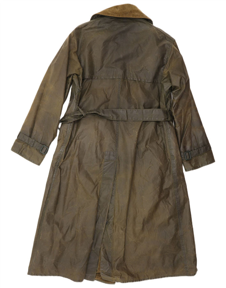 Casaco impermeável feminino de algodão encerado BARBOUR EU 34 XS cáqui algodão clássico