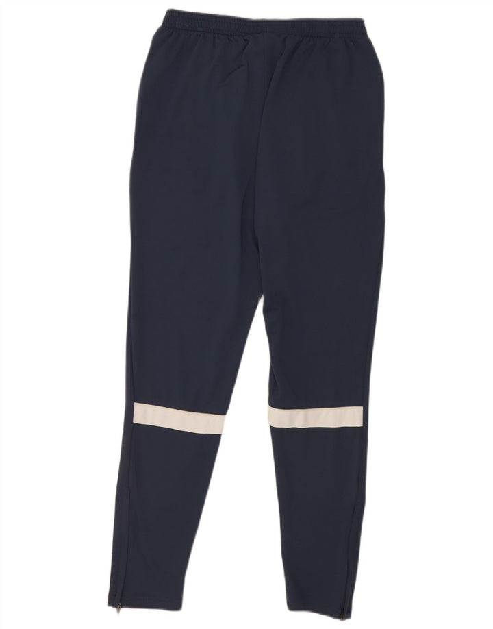 Calça de treino masculina Nike médio azul marinho colorblock poliéster esportivo