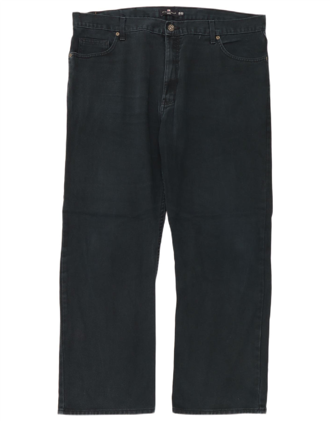 Jeans Marks & Spencer masculino Blue Harbor Straight W42 L31 algodão preto