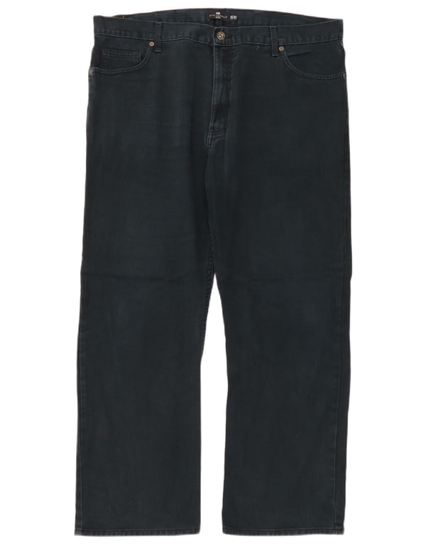 Jeans Marks & Spencer masculino Blue Harbor Straight W42 L31 algodão preto