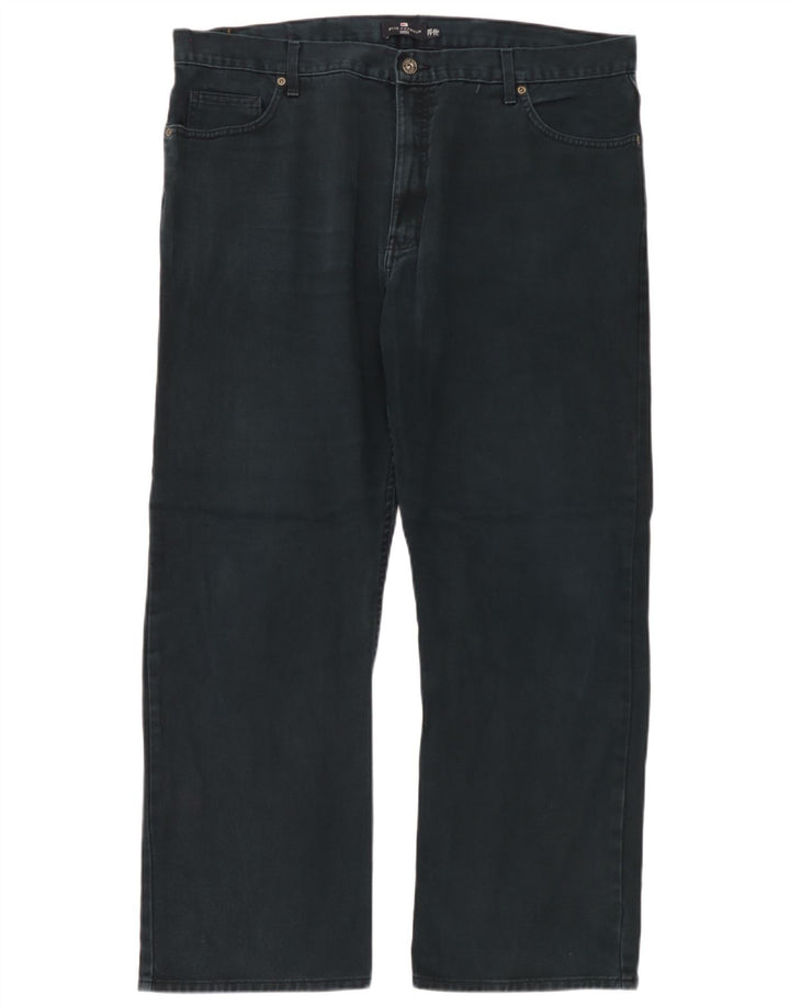 Jeans Marks & Spencer masculino Blue Harbor Straight W42 L31 algodão preto