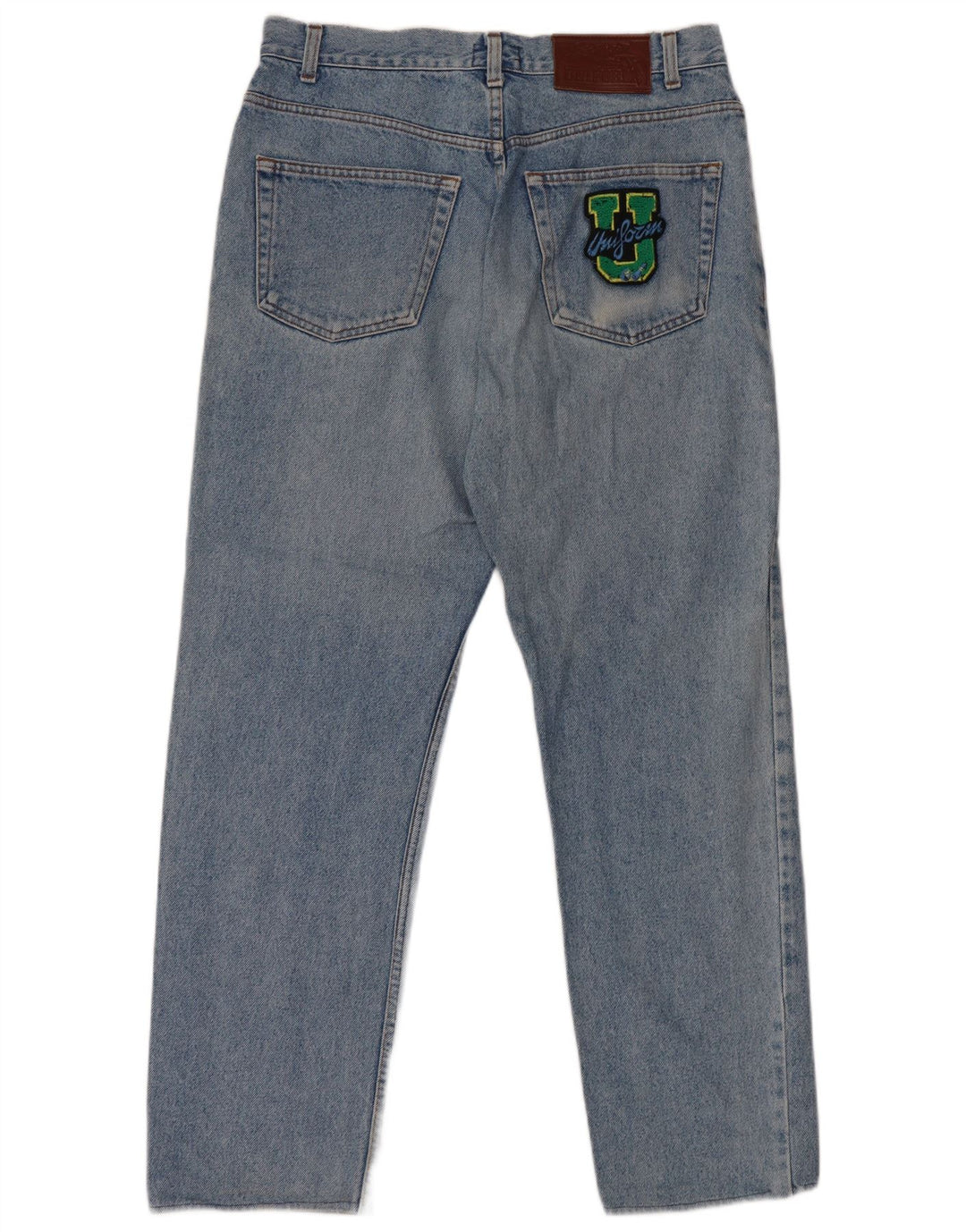 UNIFORME Calça Jeans Reta Masculina W32 L30 Azul