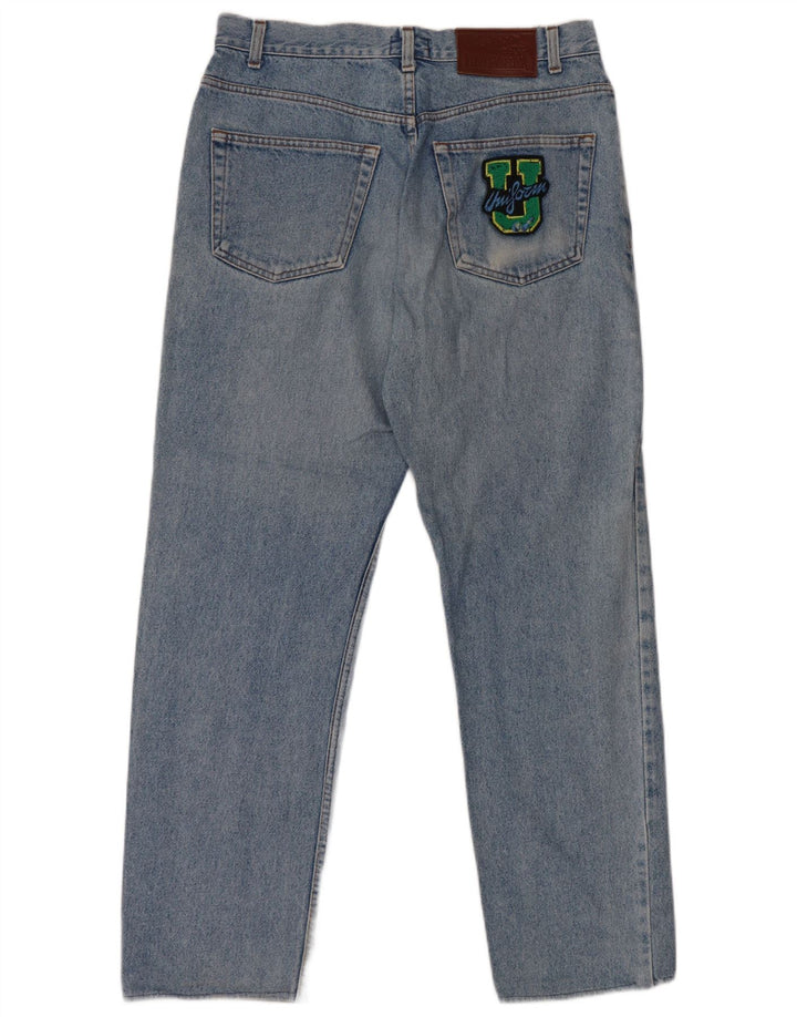 UNIFORME Calça Jeans Reta Masculina W32 L30 Azul