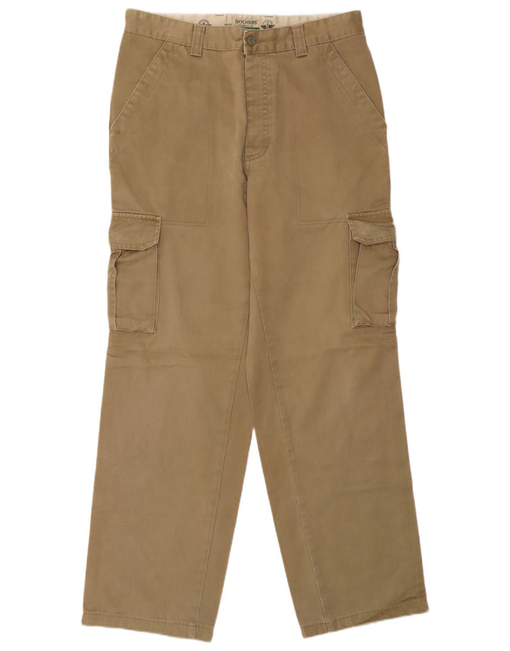 Calça cargo masculina Dockers cáqui reta W34 L32 cáqui