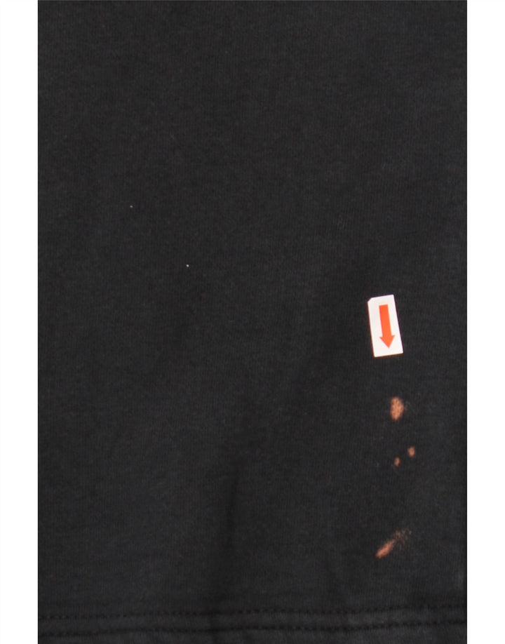 Calça de treino masculina KAPPA de algodão preto médio