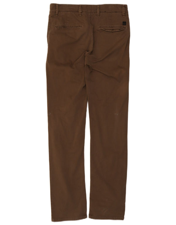 Calça Chino Masculina Slim Fit Hugo Boss W30 L32 Algodão Marrom