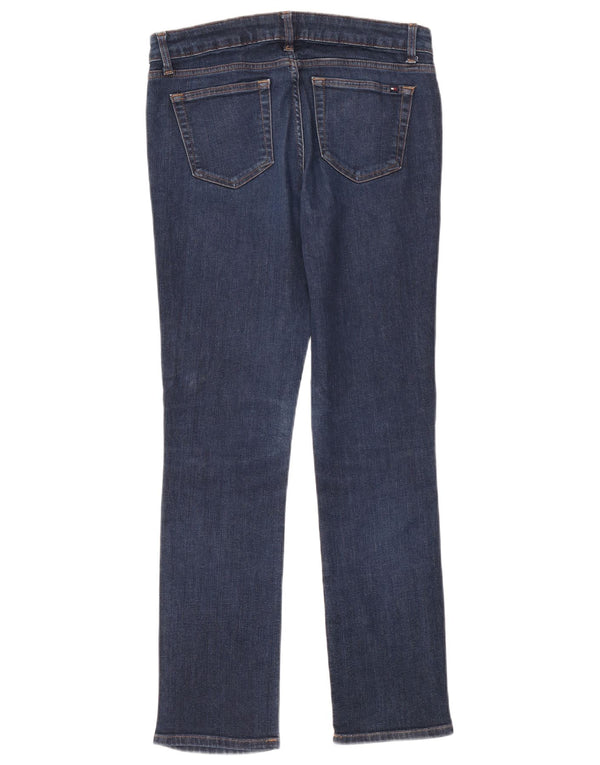 Tommy Hilfiger Womens Straight Jeans US 8 Médio W32 L31 Azul marinho