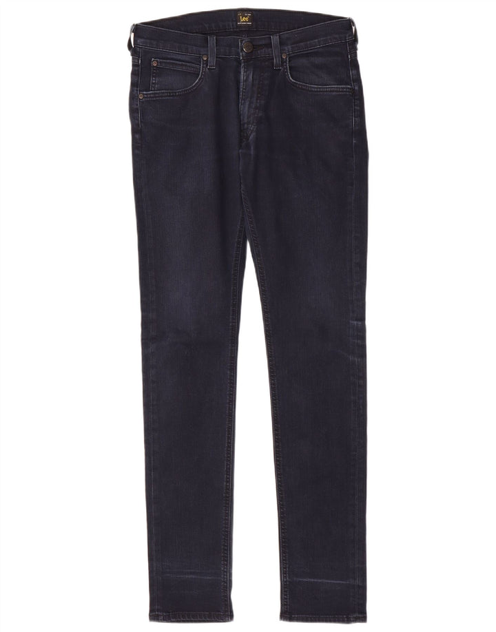 LEE Masculino Luke Slim Jeans W30 L34 Azul Marinho Algodão