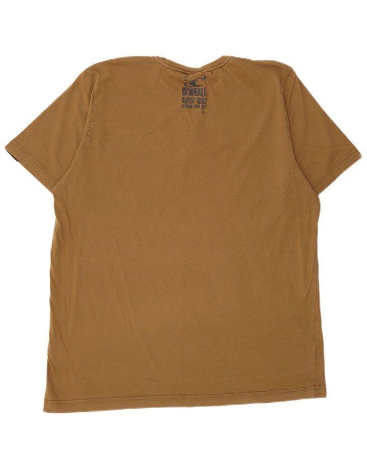 Camiseta gráfica masculina O'Neill 2XL algodão cáqui
