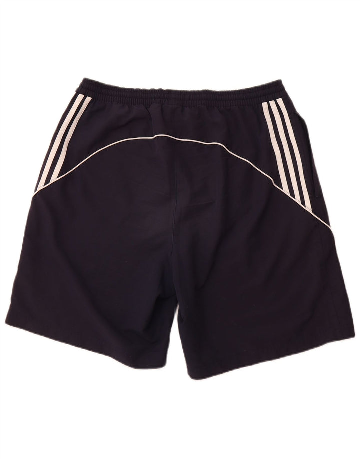 Shorts esportivos masculinos ADIDAS XL azul marinho poliéster