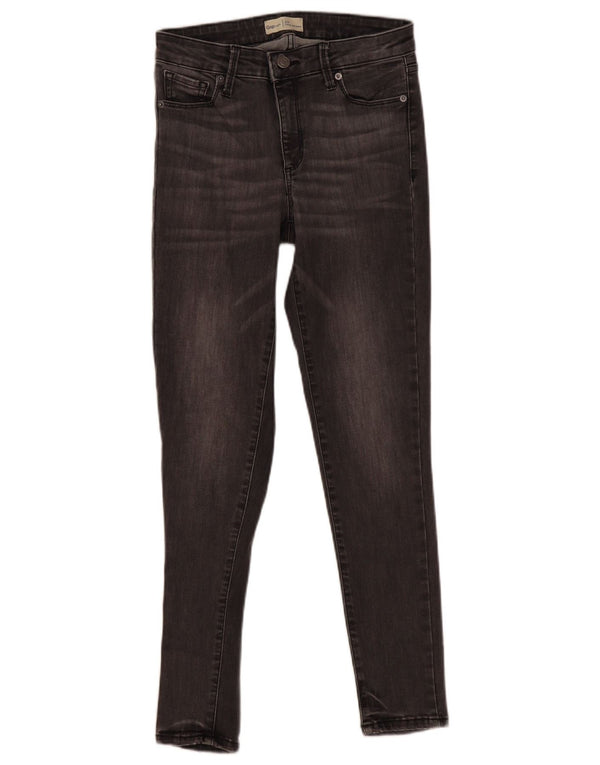 Jeans skinny feminino Gap UK 4 XS W25 L28 algodão cinza