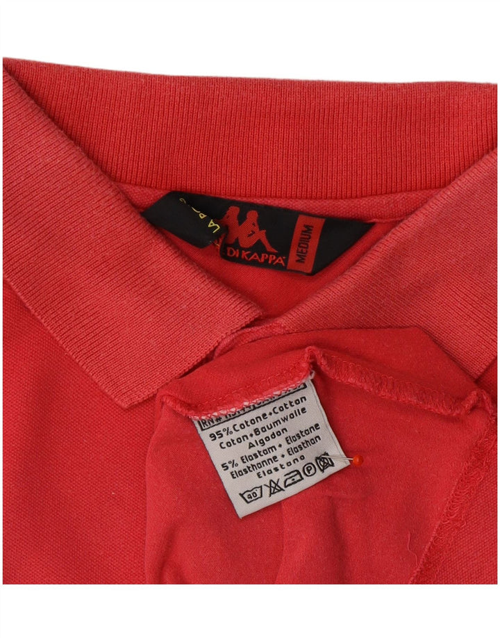 Camisa polo masculina KAPPA médio algodão rosa