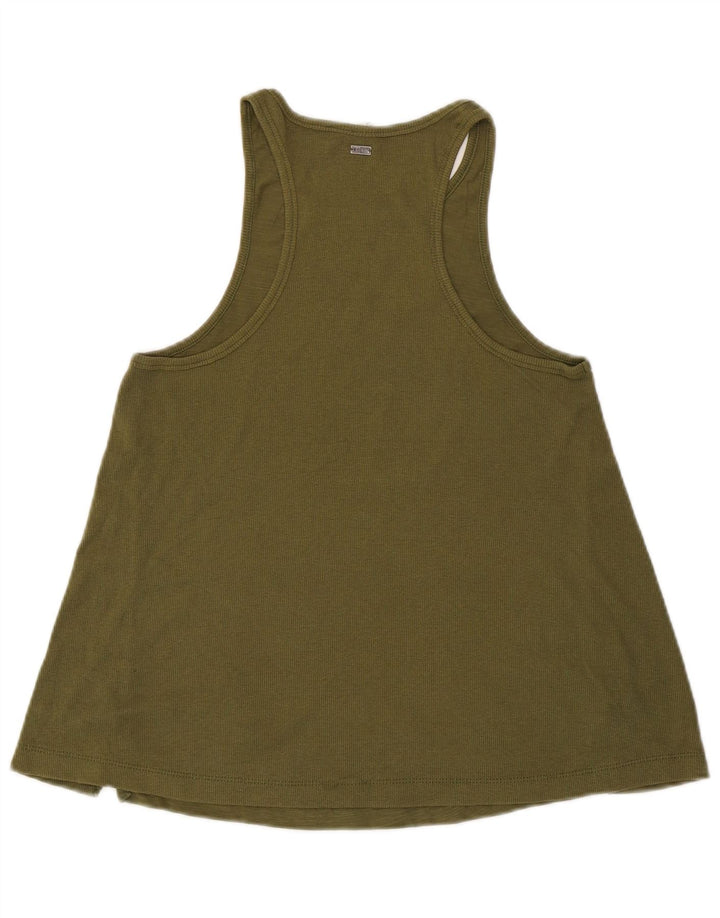 Colete feminino Roxy UK 10 pequeno cáqui salpicado