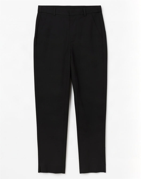 Calça feminina Marks & Spencer The Mia Slim Suit Reino Unido 8 pequena W26 L27 preta
