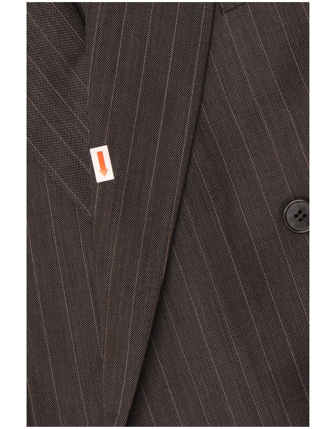 Jaqueta blazer masculina JAEGER com peito duplo IT 54 2XL lã listrada cinza