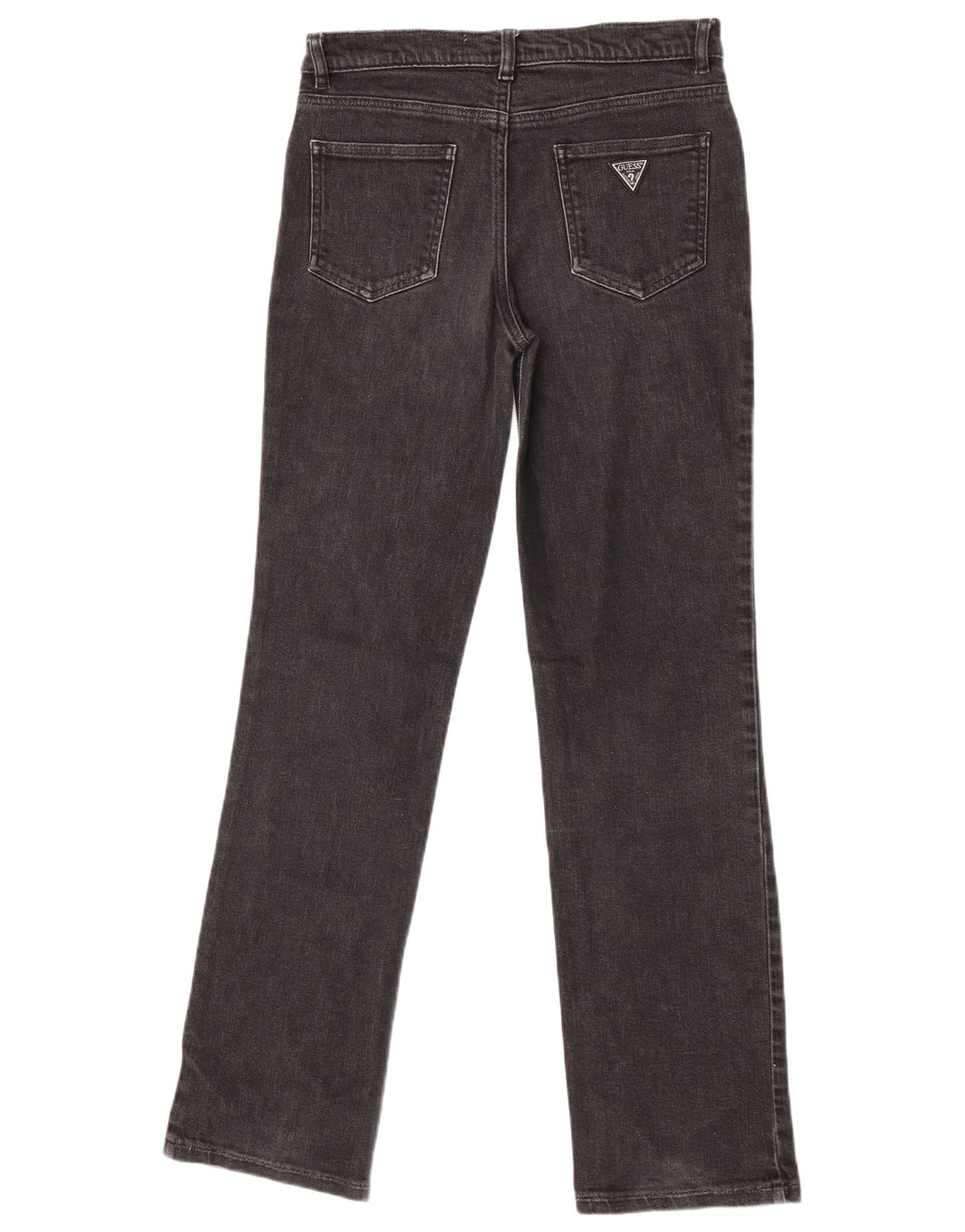 Guess Calça jeans reta feminina W29 L32 preta