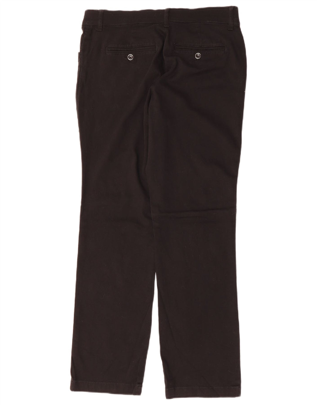 LEE Calça feminina casual de cintura média e ajuste regular EUA 8 médio W32 L30 preta
