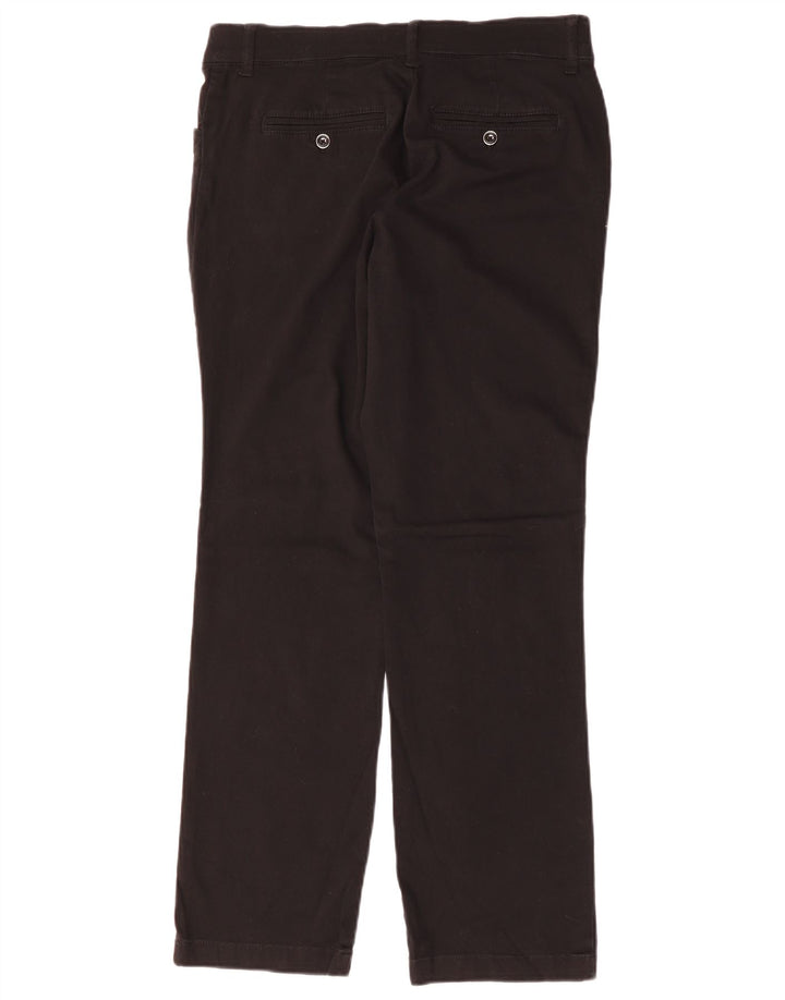 LEE Calça feminina casual de cintura média e ajuste regular EUA 8 médio W32 L30 preta