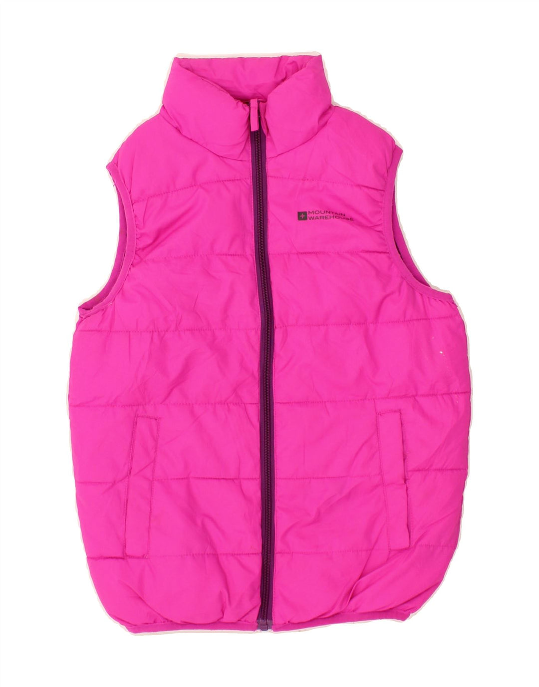 MOUNTAIN WAREHOUSE Girls Padded Gilet 9-10 Years Pink Polyester Vintage Mountain Warehouse and Second-Hand Mountain Warehouse from Messina Hembry 