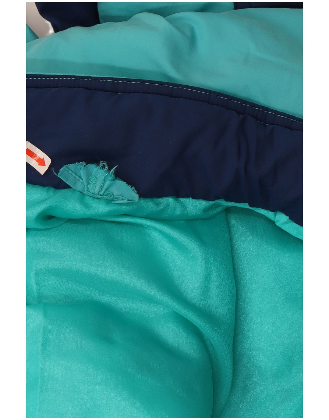 Macacão de esqui masculino vintage solto IT 46 poliamida colorblock azul pequeno